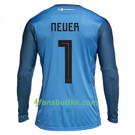 Fotball-VM 2018 Tyskland drakt Neuer 1 Keeper Hjemmetrøye Langermet